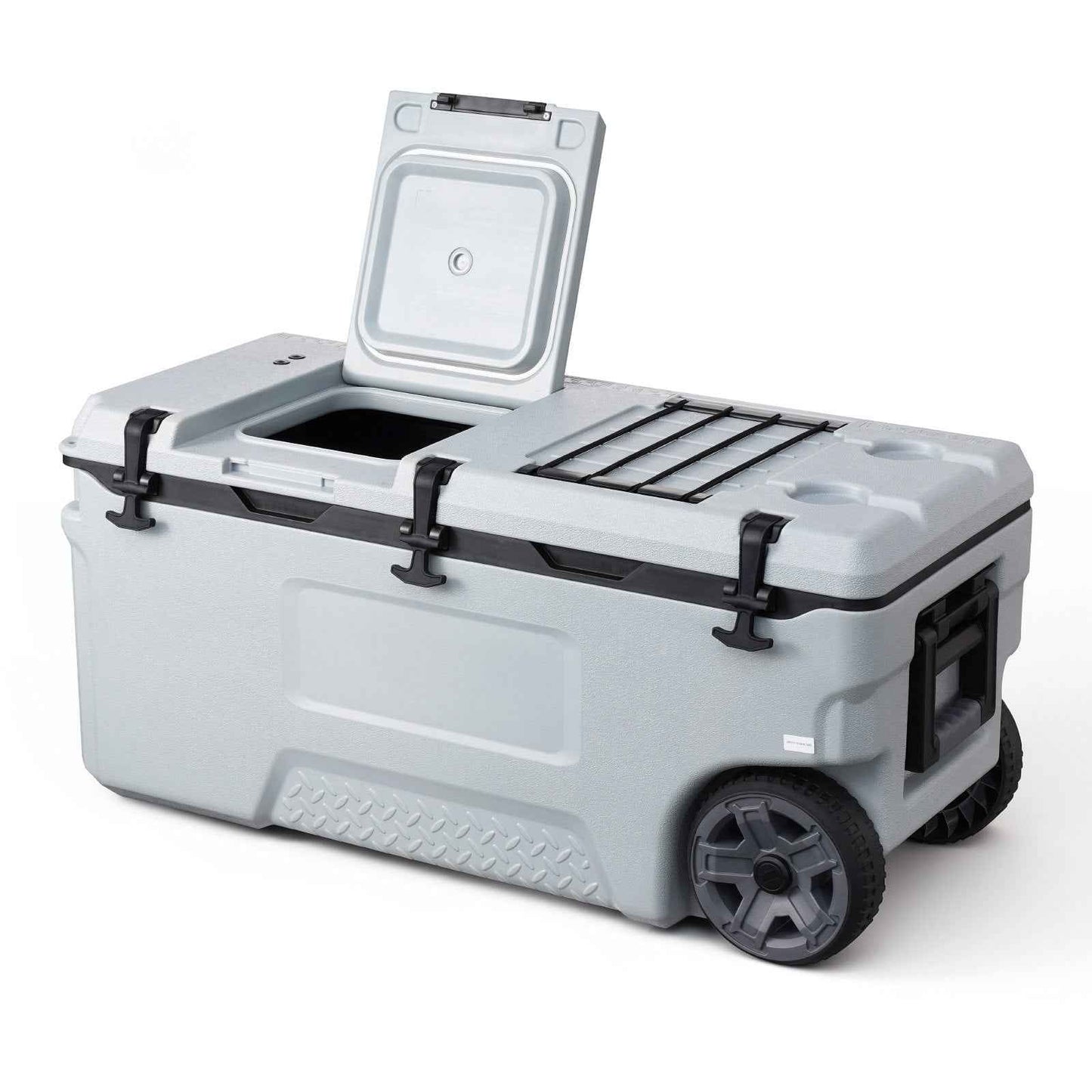 Hard Cooler 106QT Portable Rolling Cooler with Wheels