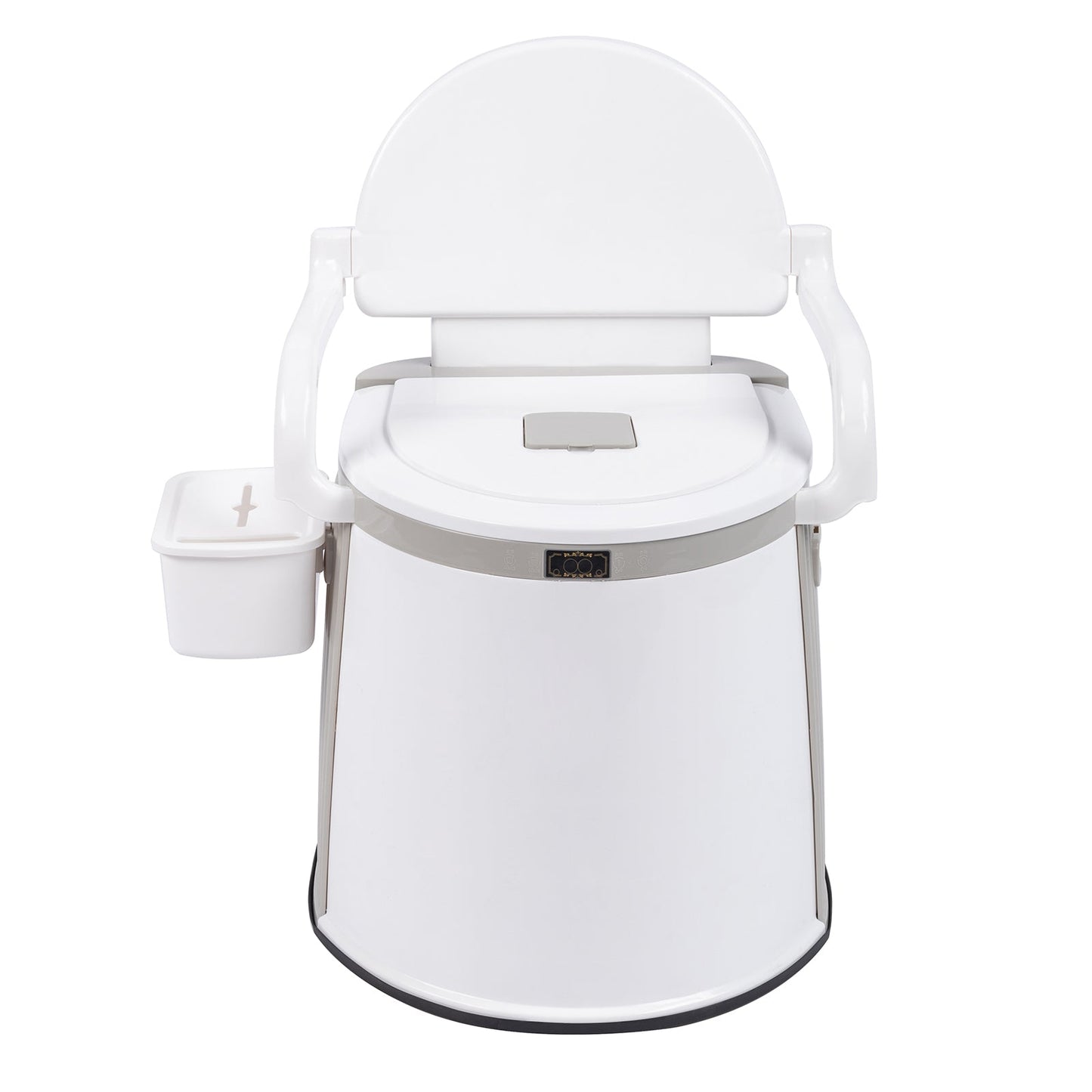 Portable Camping Toilet – 5-Gallon Bucket with Anti-Slip Strip, Handrails, Tissue Holder & Inner Barrel