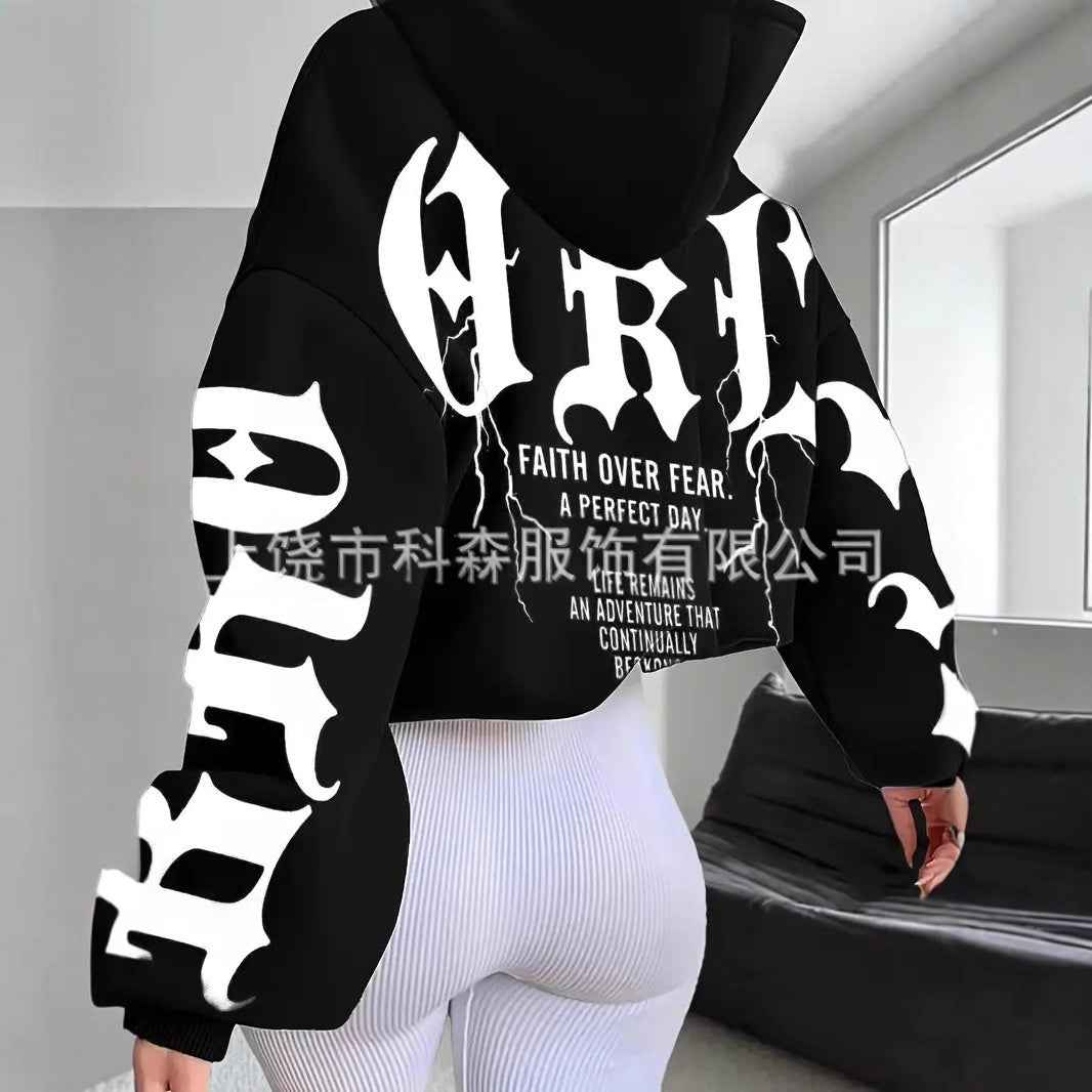Women's 3D Print Artistic Hoodie Cardigan – Casual Graphic Hoodie
