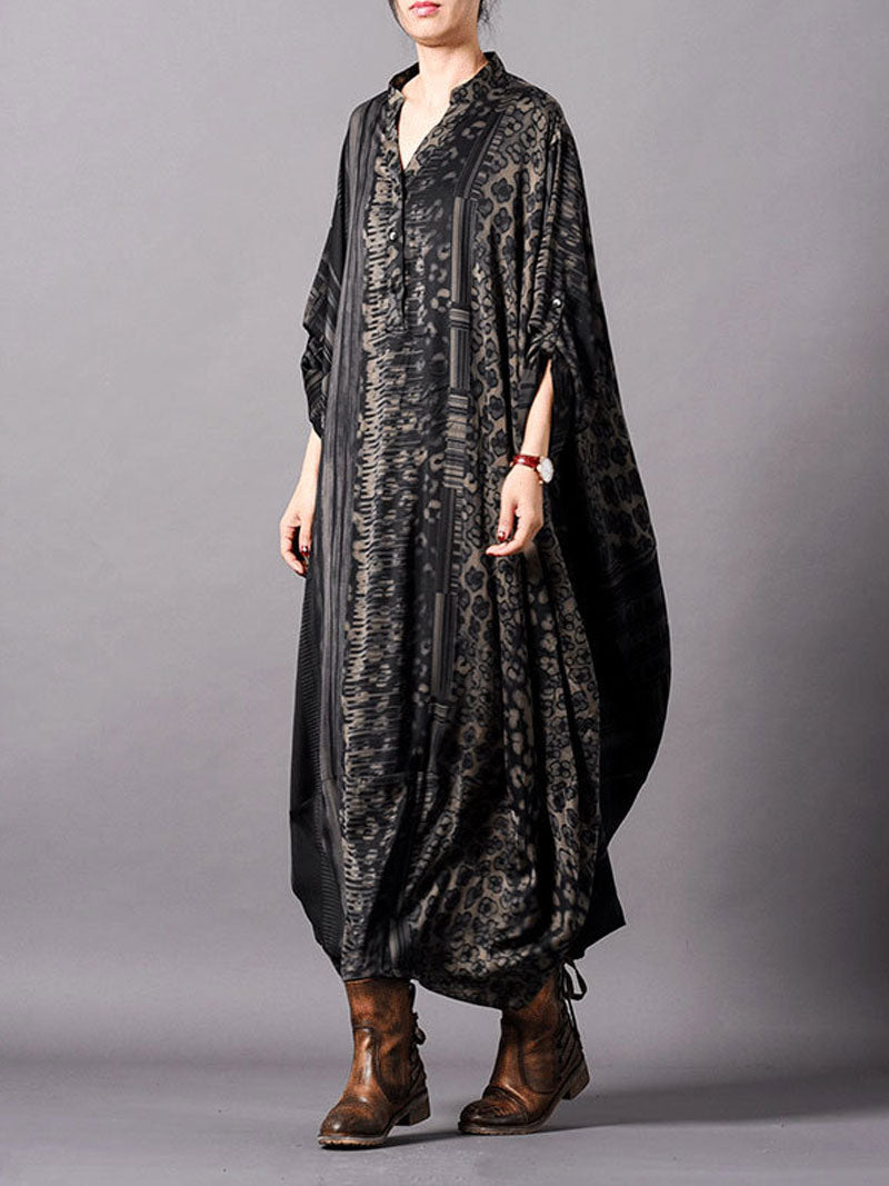 Elegant Women's Print Maxi Dress | Eva Trends