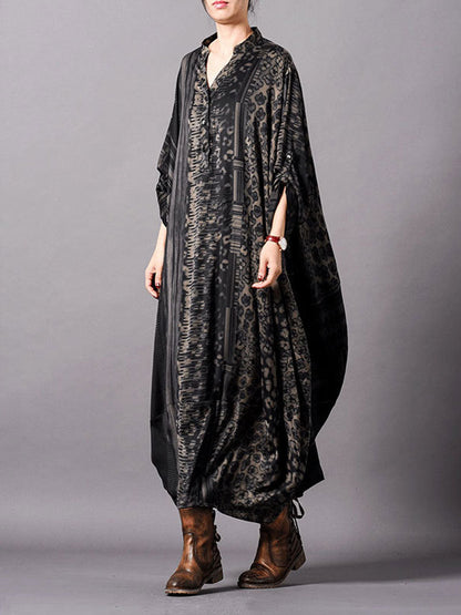 Elegant Women's Print Maxi Dress | Eva Trends