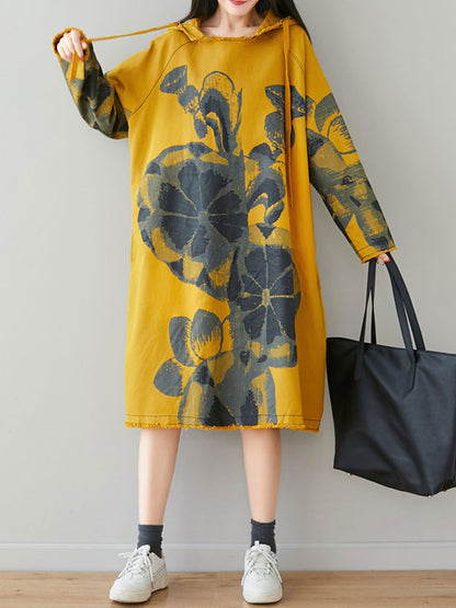 An Old Fellow Hooded Dress