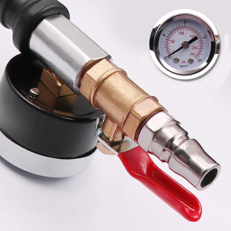 Heavy-Duty Tire Inflator with Pressure Gauge ‚Äì Always the Right Pressure üî• Sturdy, Accurate & Reliable