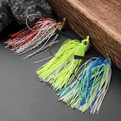 Anti-Snag Rotating Sequin Jig Lure – Weedless Fishing Lure