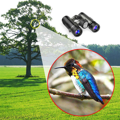10x25 HD Compact Binoculars – Lightweight Outdoor Telescope for Hiking, Fishing & Travel