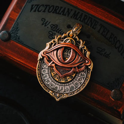 üëÅÔ∏è‚Äçüó®Ô∏èHandmade Tarot Vision Pendant: Connect to Cosmic Wisdom Anytime(Cheat Sheet Included)