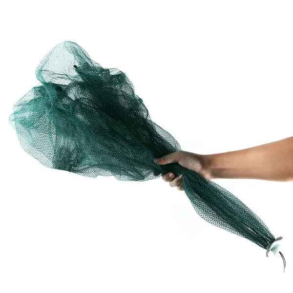 Foldable Fishing Bait Trap Net – 6-Sided, 360° Entry for Fish, Shrimp & Crab