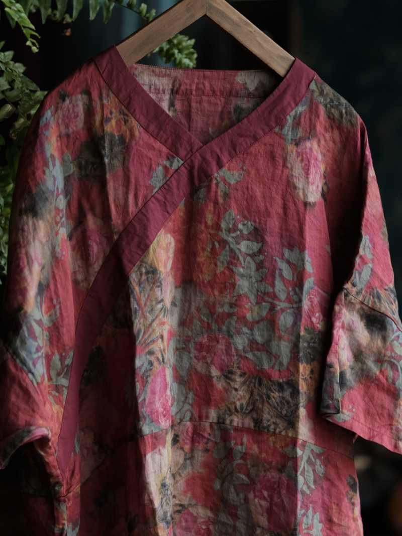 Women's Summer Stylish Relaxed Loose Printed Dress