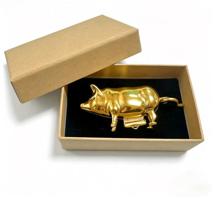 üìèAntique-Inspired Pig Mini Tape Measure