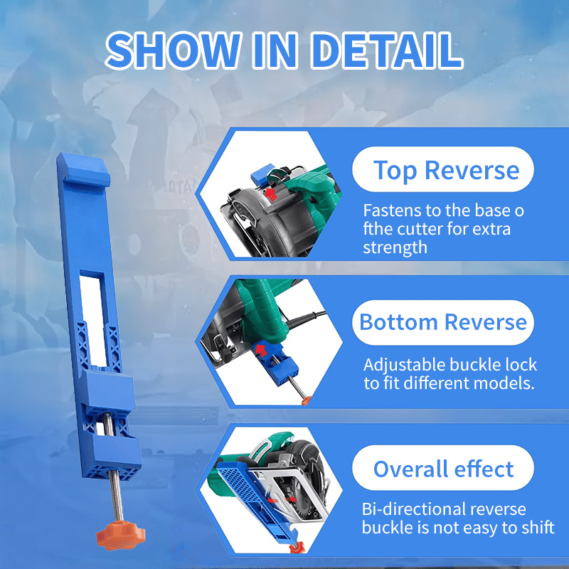 Dailyardtool¬ÆDailyardtool¬Æ Adjustable Cutting Machine Base Guide