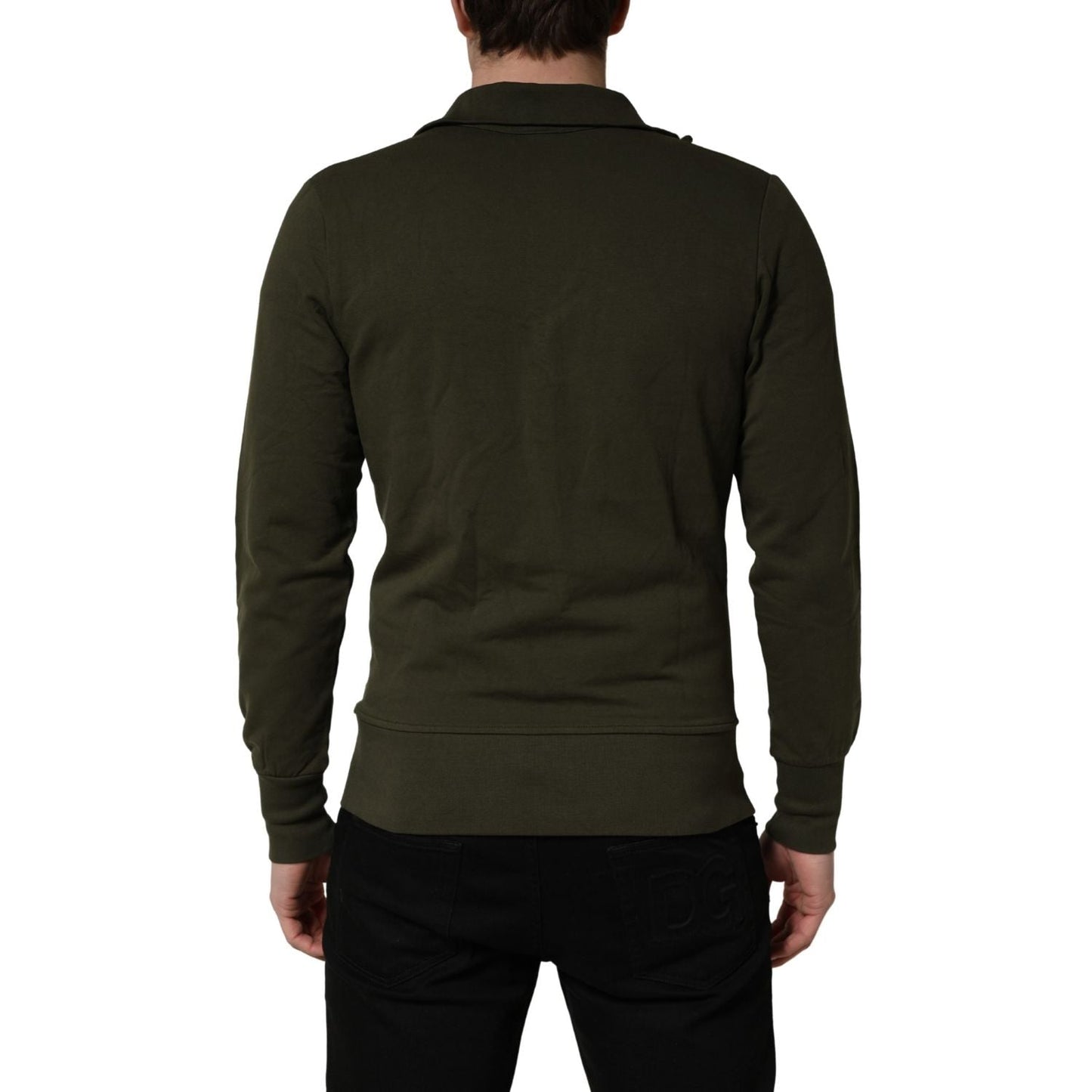 Aeronautica Militare MilitaryGreen HalfZip Sweatshirt Sweater