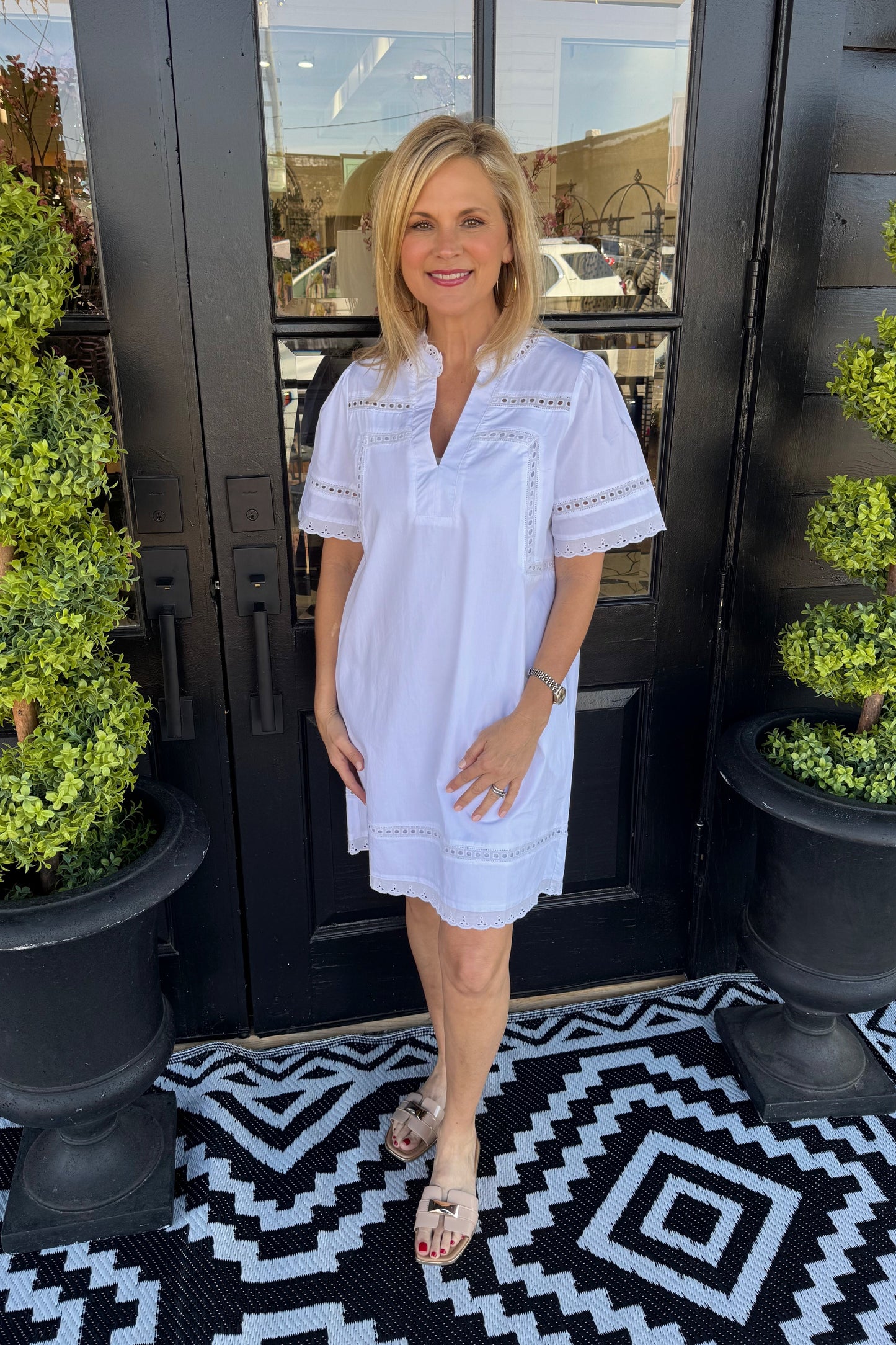 Tracie Dress - Off White