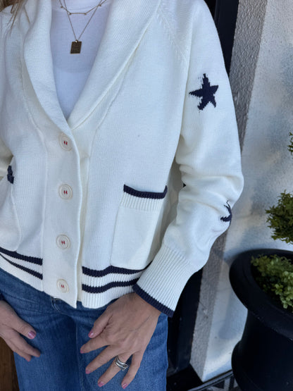 Zoie Cardigan - Ecru