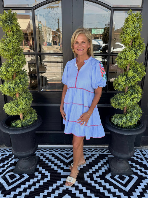 Collins Dress - Blue