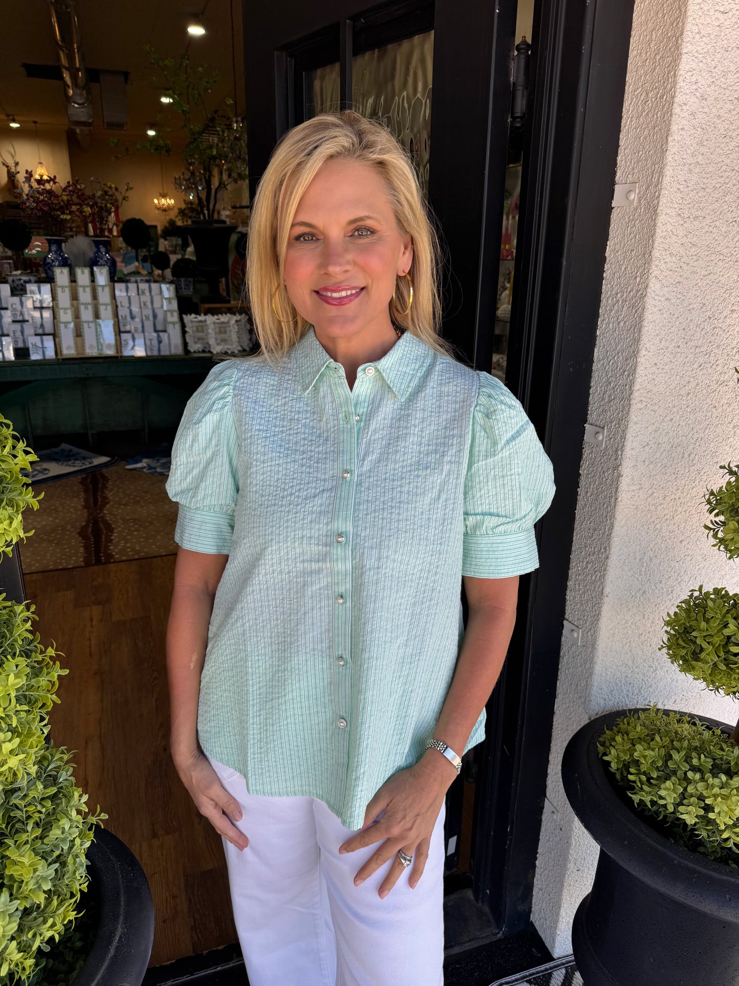 Paige Top - Mint