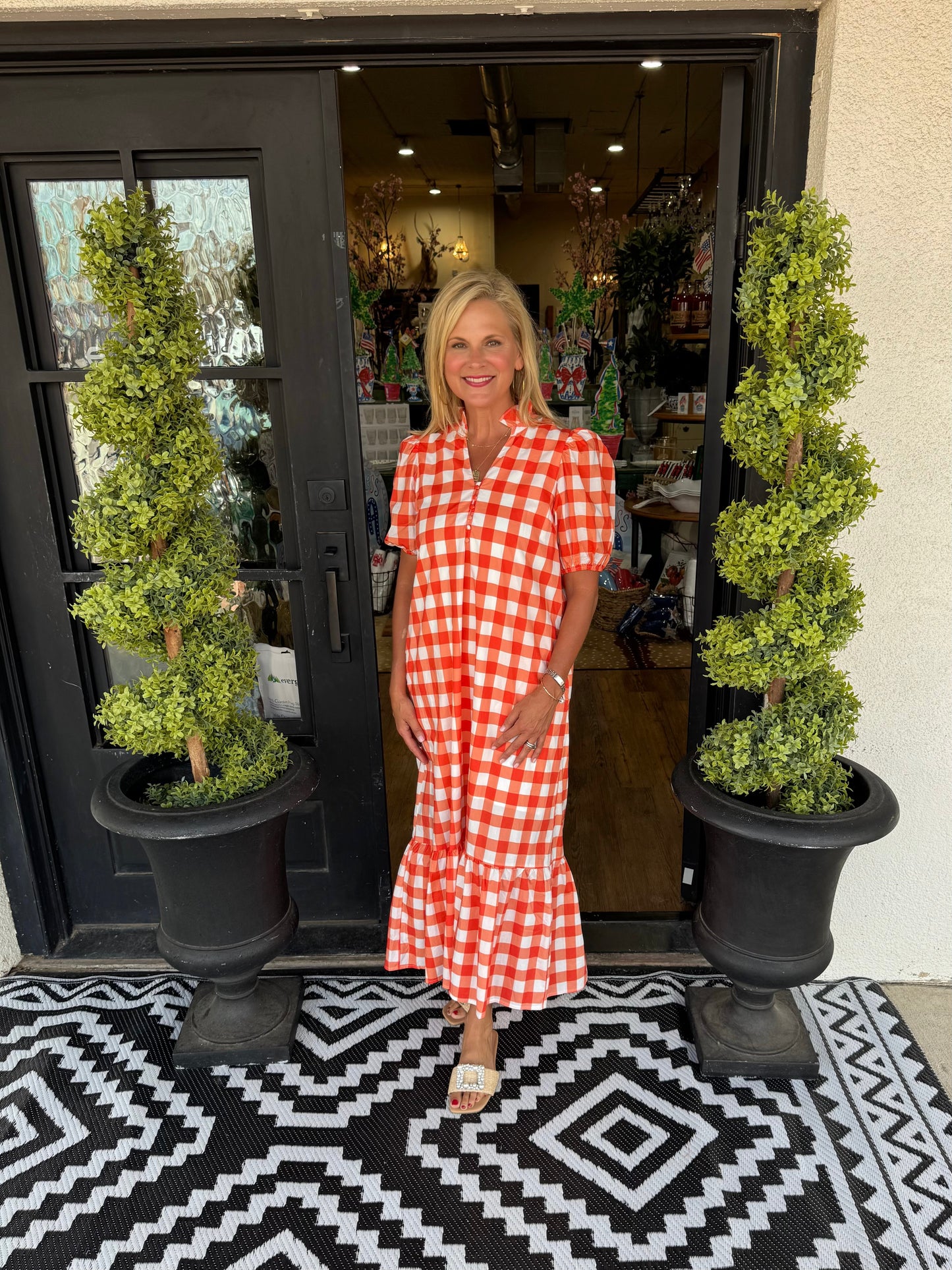 Sophie Dress - Orange