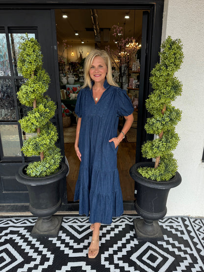 Ashlyn Dress - Denim