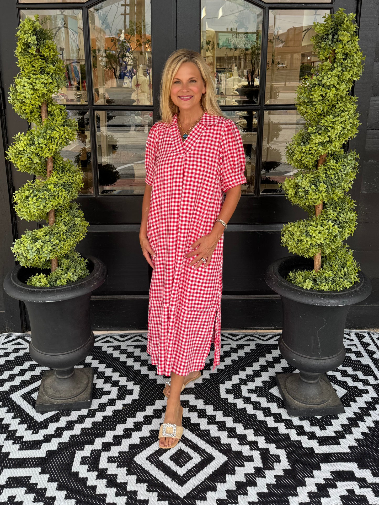 Ivy Dress - Red