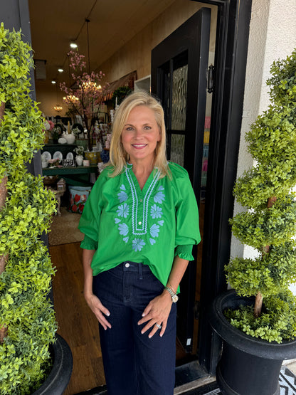 Elliana Top - Green