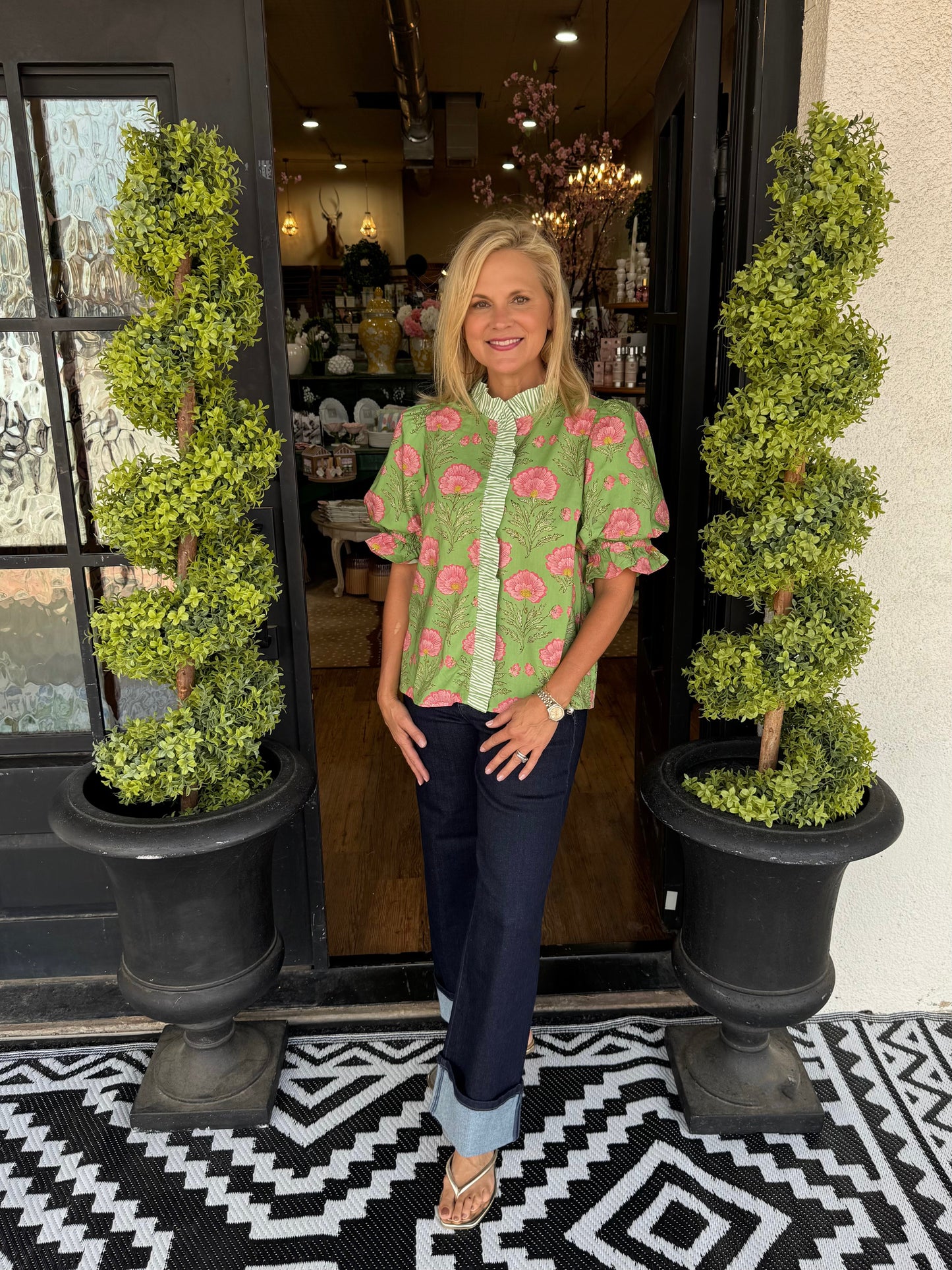 Adeline Top - Matcha