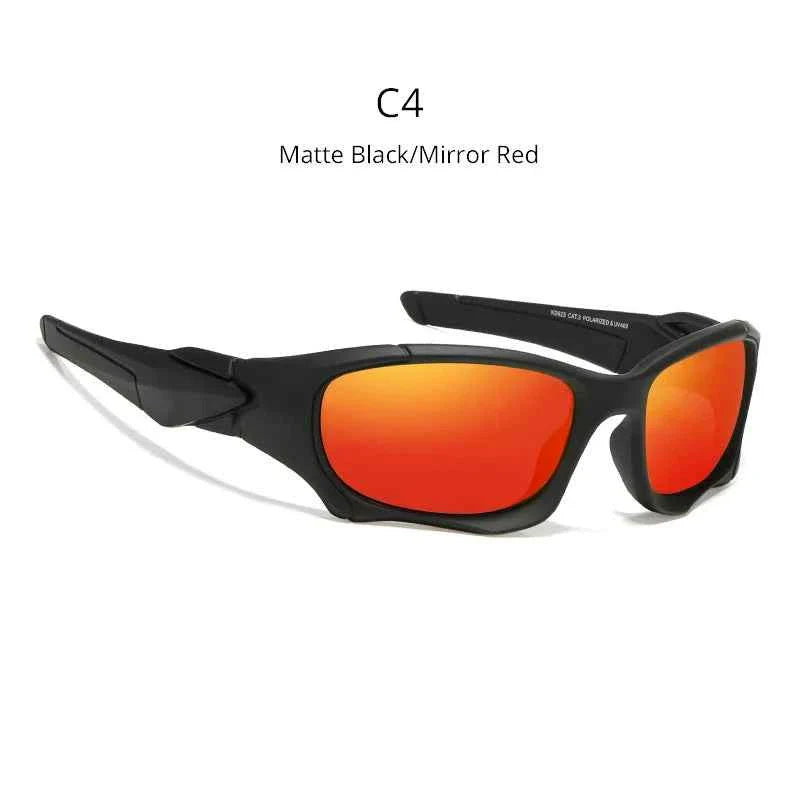 KDEAM Brand Strong Arm Men's Sunglasses Polarized Driving Shield Sun Glasses Men and Women Sports Goggles oculos de sol