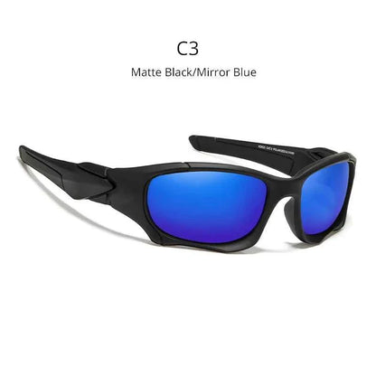 KDEAM Brand Strong Arm Men's Sunglasses Polarized Driving Shield Sun Glasses Men and Women Sports Goggles oculos de sol