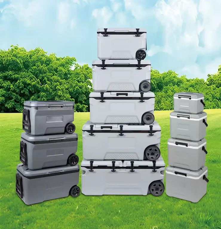 100L Wheeled Rolling Cooler – Heavy-Duty Ice Chest for Camping, Fishing & Catering