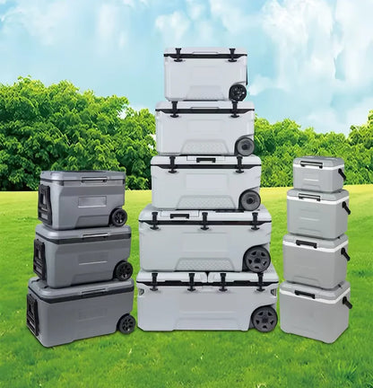 100L Wheeled Rolling Cooler – Heavy-Duty Ice Chest for Camping, Fishing & Catering