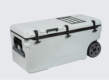 100L Wheeled Rolling Cooler – Heavy-Duty Ice Chest for Camping, Fishing & Catering