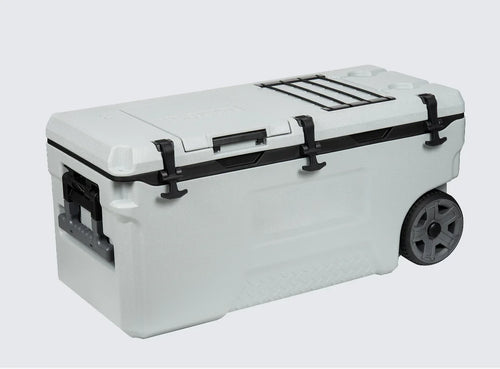 100L Wheeled Rolling Cooler – Heavy-Duty Ice Chest for Camping, Fishing & Catering