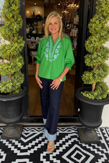 Elliana Top - Green