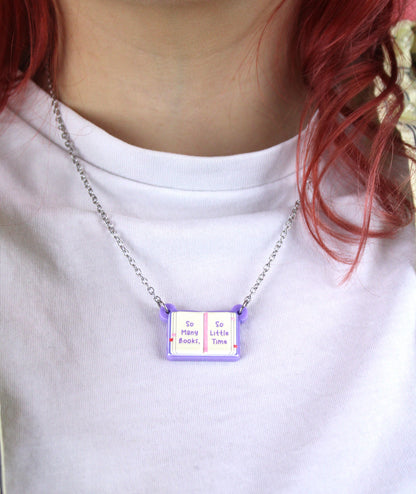 So Many Books Necklace