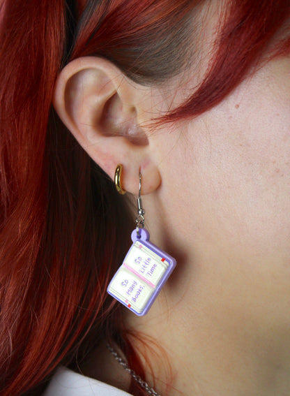 So Many Books Earrings