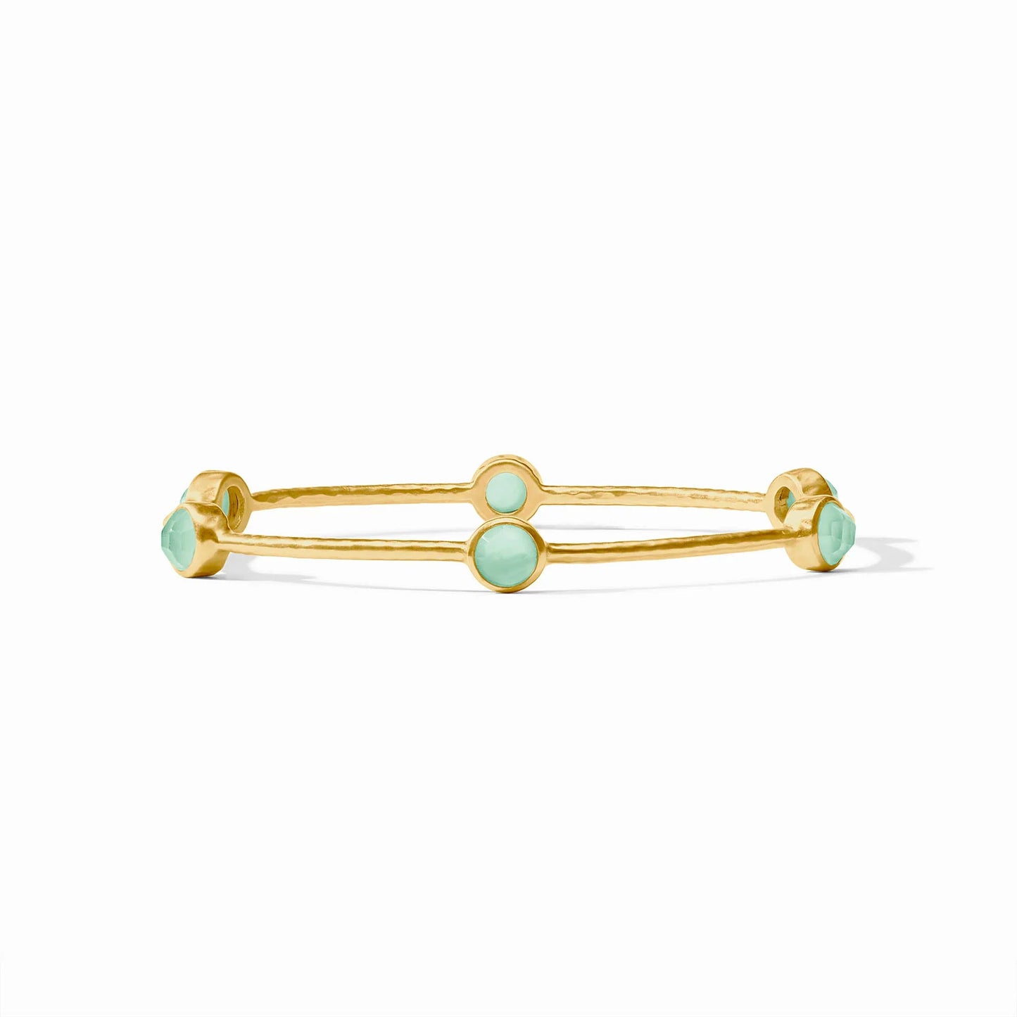 Milano Luxe Bangle - Iridescent Aquamarine Blue -