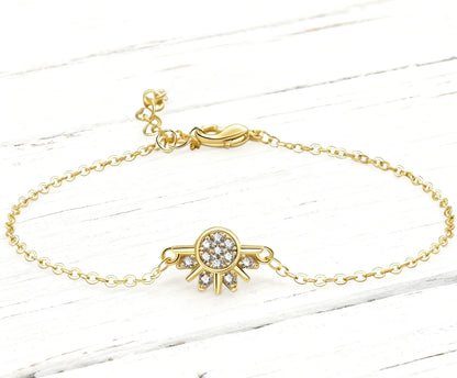 üì¢üì¢40% OFF !! ‚è∞Sun and Moon Pendant Necklace with Rhinestones