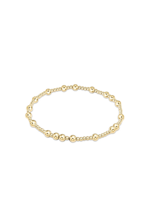 Hope Unwritten 4mm Bead Bracelet - Gold