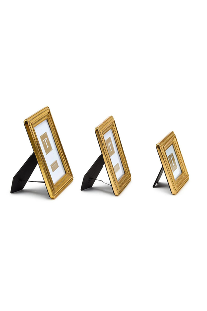 Gold Beaded Edge Photo Frame
