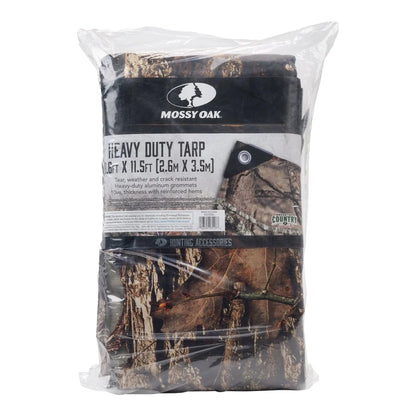 Waterproof Hunting Camo Tarp – 8.6ft x 11.5ft, PE Tarpaulin, Reinforced Corners & Grommets