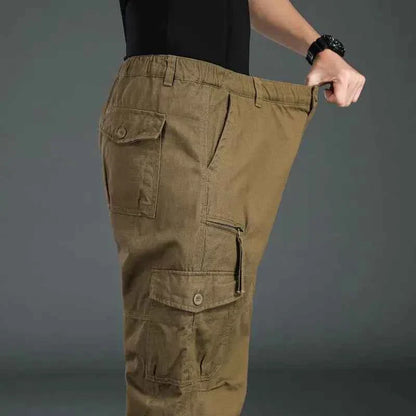 Men's Tactical Trousers Large Size Loose Casual Pants Running Overalls Men's Sweatpants Sports Hiking Outdoor Clothes Work Pants
