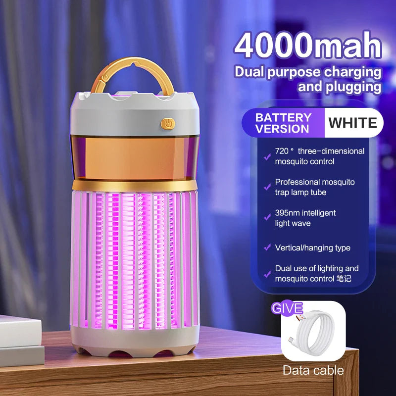3-in-1 Mosquito Repellent Camping Lamp – Bug Zapper, Night Light & Insect Killer