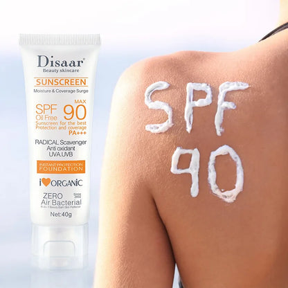 SPF 90+ Waterproof Sunscreen – UV Sun Cream for Face & Body, Outdoor & Seaside Protection