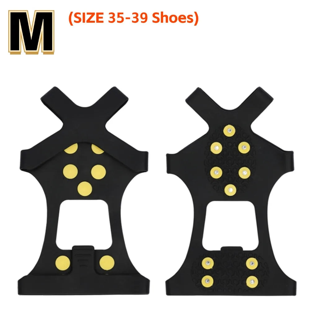 Ice & Snow Traction Cleats – Anti-Slip Crampon Spikes for Boots, Hiking & Winter Sports
