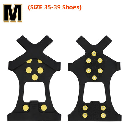 Ice & Snow Traction Cleats – Anti-Slip Crampon Spikes for Boots, Hiking & Winter Sports