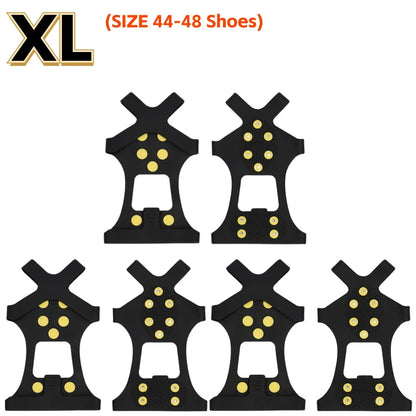 Ice & Snow Traction Cleats – Anti-Slip Crampon Spikes for Boots, Hiking & Winter Sports