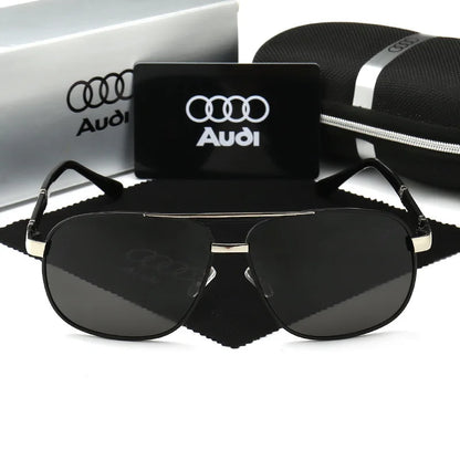 Polarized UV400 Driving Sunglasses for Men & Women — Square Frame, Auto Enthusiast Gift