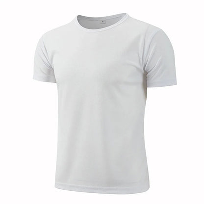 Men Women Short Sleeve Sport T Shirt Gym Jerseys Fitness Shirt Trainer Running T-Shirt  Breathable