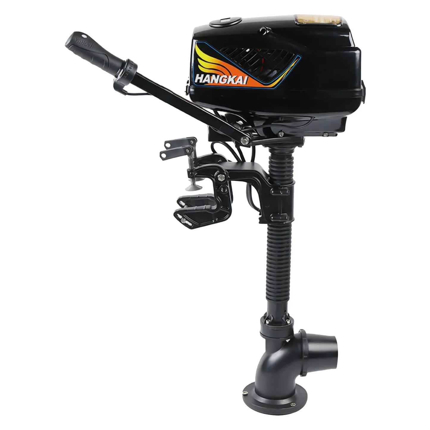 48V 1000W Electric Outboard Motor 1HP Brushless Boat Engine Jet Pump Short Shaft for Inflatable Fishing Boats