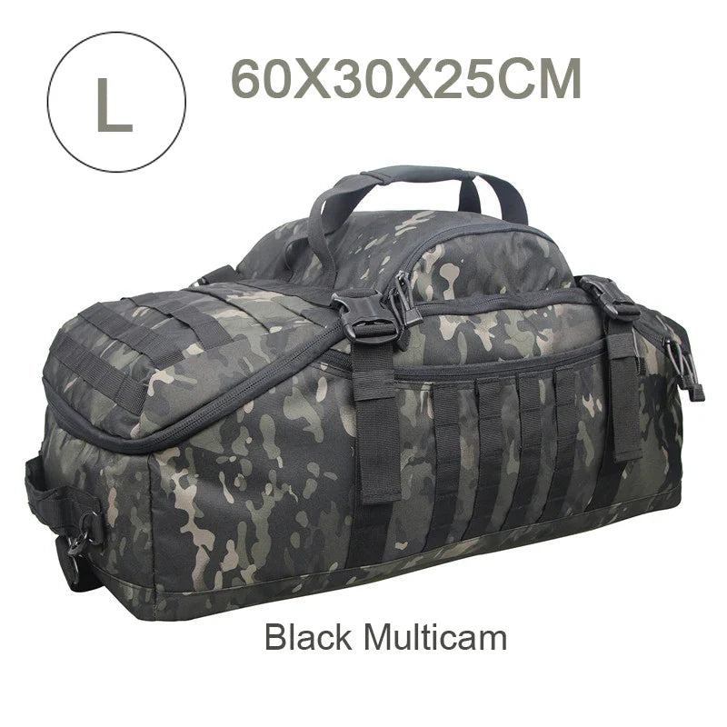 LQARMY Tactical Backpack – 30L 50L 80L Molle Hiking & Camping Duffel Bag