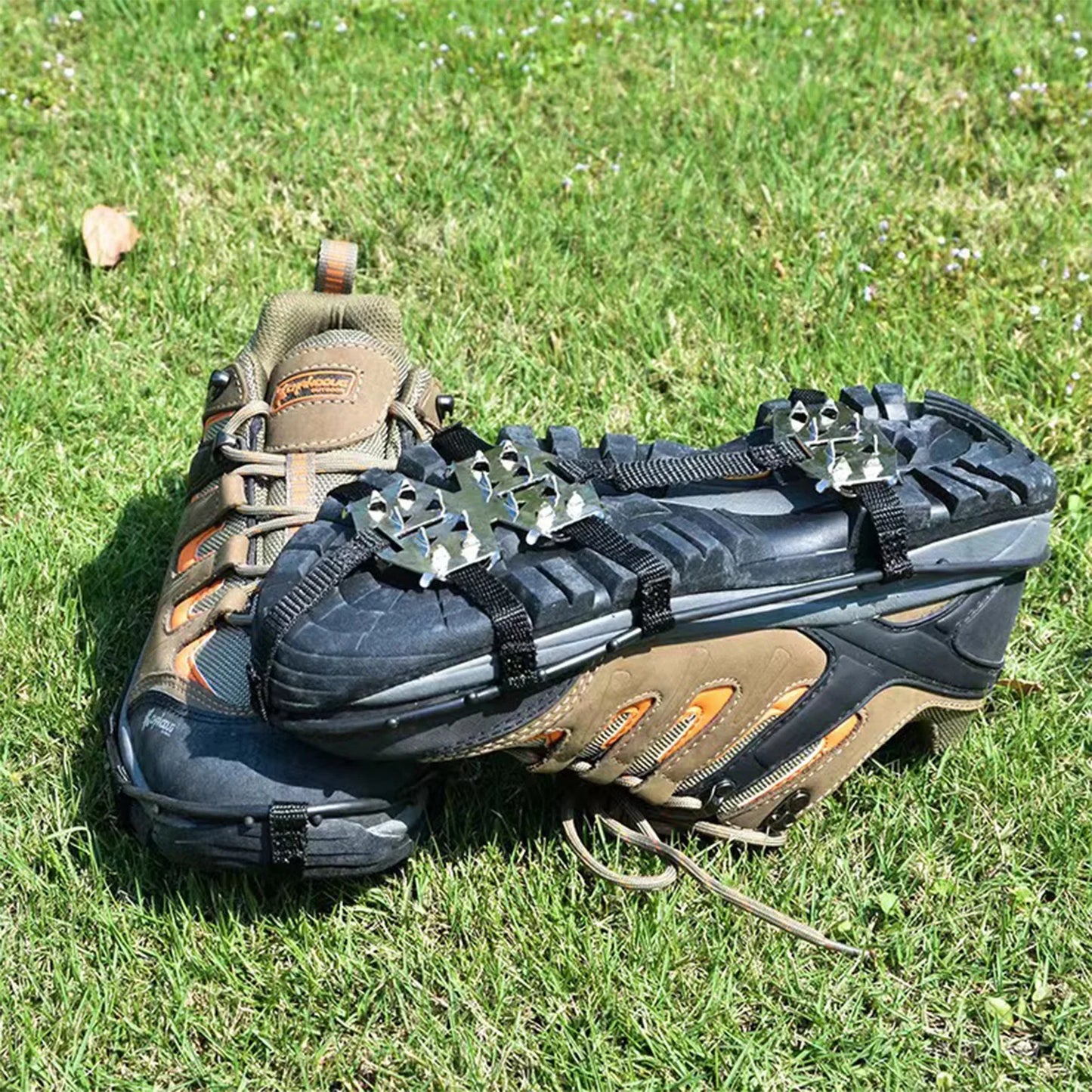 Non-Slip Ice Claw Shoe Spikes Versatile and Adaptable Climbing Boots Winter Gear Suitable for Outdoor Hiking MIAO-US