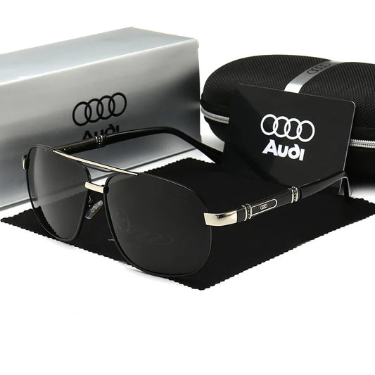 Polarized UV400 Driving Sunglasses for Men & Women — Square Frame, Auto Enthusiast Gift